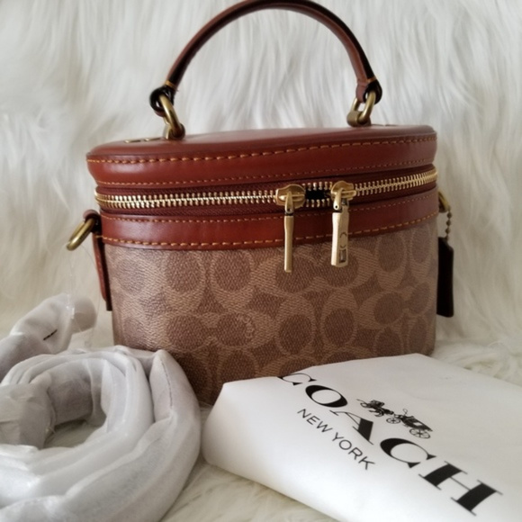 Coach Handbags - NEW!  Coach Signature Trail Crossbody Bag